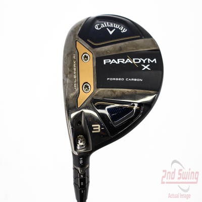 Callaway Paradym X Fairway Wood 3 Wood 3W 15° Mitsubishi Kai'li White 70 Graphite X-Stiff Left Handed 43.25in