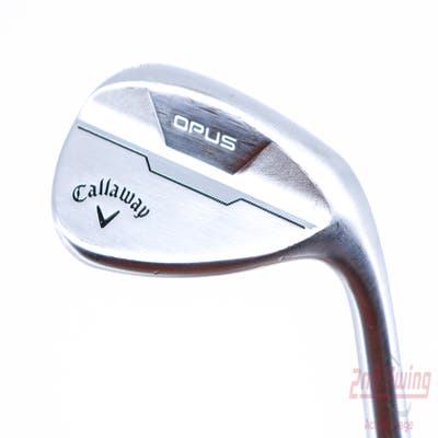 Callaway Opus Brushed Chrome Wedge Lob LW 58° 10 Deg Bounce S Grind Dynamic Gold Mid 115 Wedge Steel Wedge Flex Right Handed 34.75in