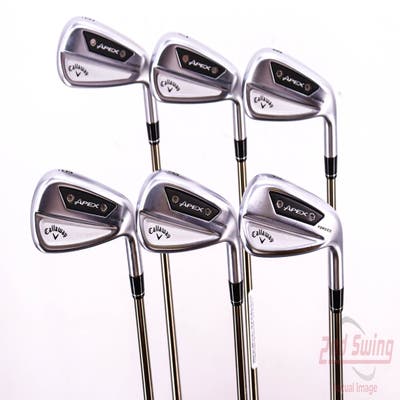 Callaway Apex Ai300 Iron Set 6-PW AW UST Mamiya Recoil ZT9 F3 Graphite Regular Right Handed 38.5in