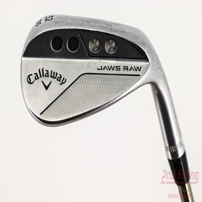 Callaway Jaws Raw Chrome Wedge Gap GW 52° 10 Deg Bounce S Grind UST Mamiya Recoil ESX 460 F2 Graphite Senior Right Handed 35.25in