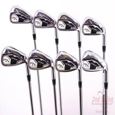 Callaway Apex 19 Iron Set 4-PW GW Project X LZ 105 6.0 Steel Stiff Right Handed 38.0in