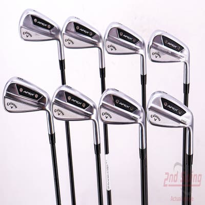 Callaway Apex Pro 24 Iron Set 4-PW AW Mitsubishi MMT 85 Graphite Regular Right Handed 37.5in