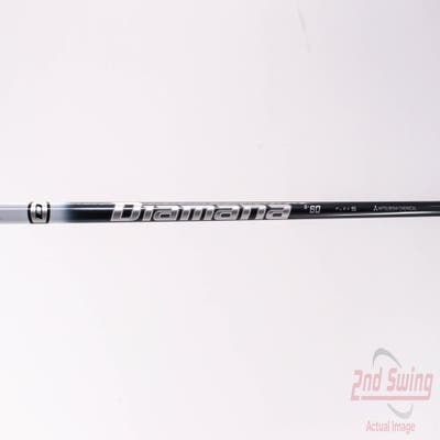 Used W/ Ping RH Adapter Mitsubishi Rayon 2023 Diamana S+ 60g Driver Shaft Stiff 43.75in