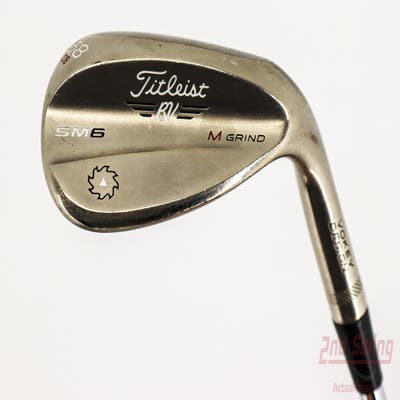 Titleist Vokey SM6 Steel Grey Wedge Lob LW 58° 8 Deg Bounce M Grind SM6 BV Steel Wedge Flex Right Handed 35.0in