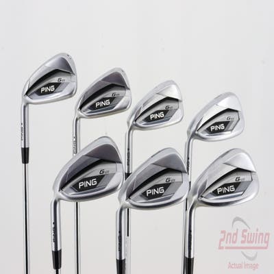 Ping G425 Iron Set 5-PW GW AWT 2.0 Steel Stiff Left Handed Black Dot 38.25in