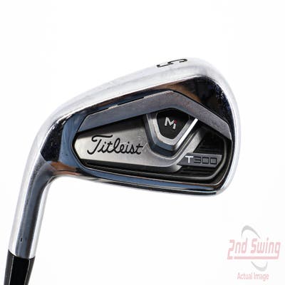 Titleist T300 Single Iron 5 Iron True Temper AMT Red R300 Steel Regular Left Handed 38.5in