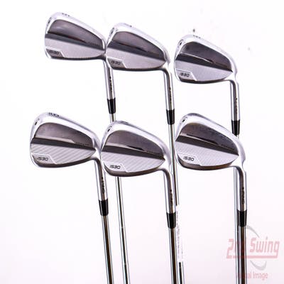 Ping i530 Iron Set 6-PW AW Dynamic Gold Mid 100 Steel Stiff Right Handed Black Dot 37.5in