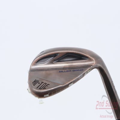 Mint TaylorMade Milled Grind HI-TOE 3 Copper Wedge Lob LW 58° 7 Deg Bounce FST KBS Hi-Rev 2.0 115 Steel Wedge Flex Right Handed 35.75in