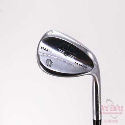 Titleist Vokey SM6 Tour Chrome Wedge Lob LW 60° 8 Deg Bounce M Grind SM6 BV Steel Wedge Flex Right Handed 35.25in