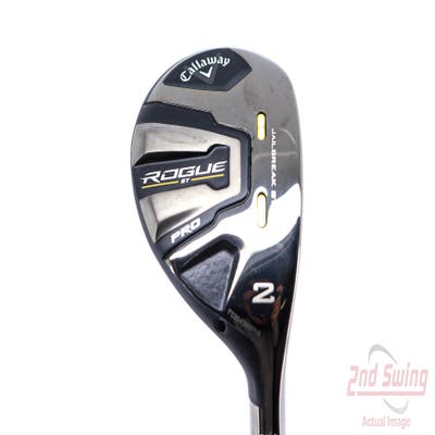 Mint Callaway Rogue ST Pro Hybrid 2 Hybrid 18° Aerotech SteelFiber fc75 Graphite Stiff Right Handed 40.75in