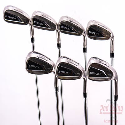 TaylorMade Stealth HD Iron Set 5-PW AW FST KBS MAX 85 MT Steel Regular Right Handed 38.25in