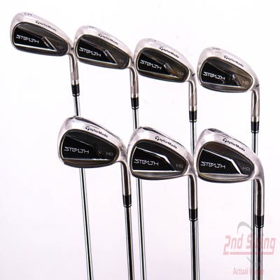 TaylorMade Stealth HD Iron Set 7-PW AW FST KBS MAX 85 MT Steel Stiff Right Handed 38.5in