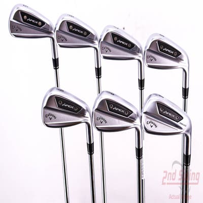 Mint Callaway Apex Ai300 Iron Set 4-PW True Temper Dynamic Gold S300 Steel Stiff Right Handed 38.0in