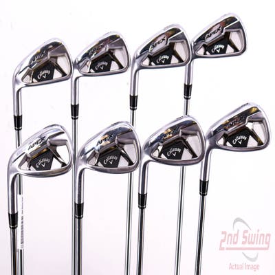 Callaway Apex 21 Iron Set 4-PW AW True Temper Elevate ETS 95 Steel Regular Left Handed 38.0in