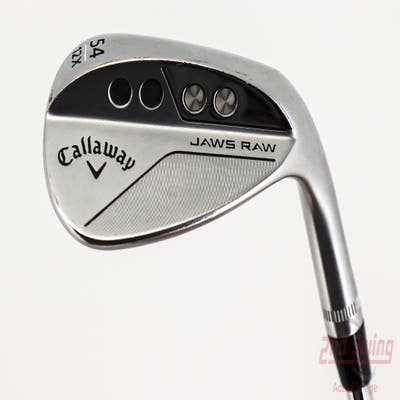 Callaway Jaws Raw Chrome Wedge Sand SW 54° 12 Deg Bounce X Grind Dynamic Gold Spinner TI 115 Steel Wedge Flex Right Handed 35.25in