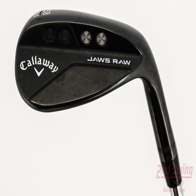 Callaway Jaws Raw Black Plasma Wedge Lob LW 58° 10 Deg Bounce S Grind Dynamic Gold Spinner TI 115 Steel Wedge Flex Right Handed 35.0in