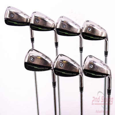 Wilson Staff Launch Pad 2 Iron Set 5-PW AW FST KBS Max Ultralite Steel Stiff Right Handed 38.75in