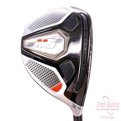 TaylorMade M6 Fairway Wood 3 Wood 3W 15° Fujikura ATMOS 6 Orange FW Graphite Stiff Right Handed 43.5in