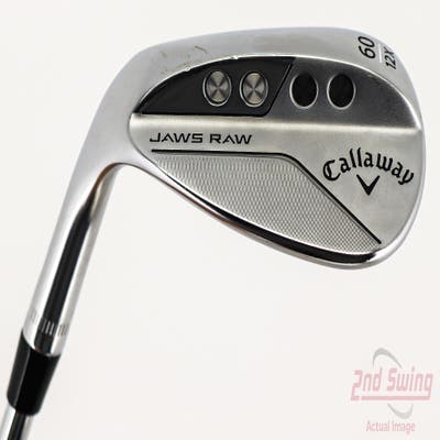 Mint Callaway Jaws Raw Chrome Wedge Lob LW 60° 12 Deg Bounce X Grind Dynamic Gold Spinner TI 115 Steel Wedge Flex Left Handed 35.0in