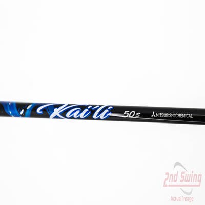 Used W/ Mizuno RH Adapter Mitsubishi Rayon Kai'li Blue 50g Driver Shaft Stiff 44.5in