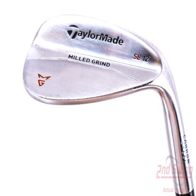 TaylorMade Milled Grind Satin Chrome Wedge Sand SW 56° 12 Deg Bounce True Temper Dynamic Gold Steel Wedge Flex Right Handed 35.0in