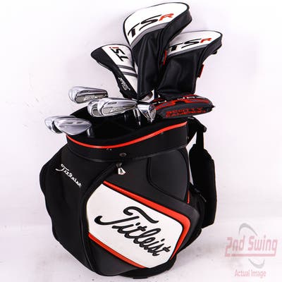 Complete Set of Men's Titleist & Scotty Cameron Golf Clubs + Titleist Cart Bag - Right Hand Regular Flex Steel Shafts