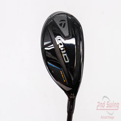 Mint TaylorMade Qi10 Hybrid 4 Hybrid 22° Fujikura Ventus Blue TR 7 Graphite Stiff Right Handed 40.0in