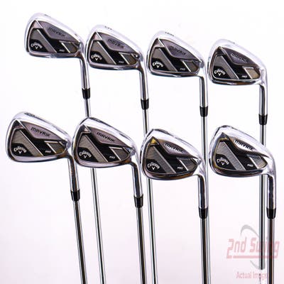 Callaway Mavrik Pro Iron Set 4-PW AW True Temper Elevate 105 VSS Steel Stiff Right Handed 35.0in