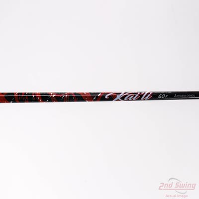 Used W/ TaylorMade RH Adapter Mitsubishi Rayon Kai'li Red 60g Driver Shaft X-Stiff 44.5in