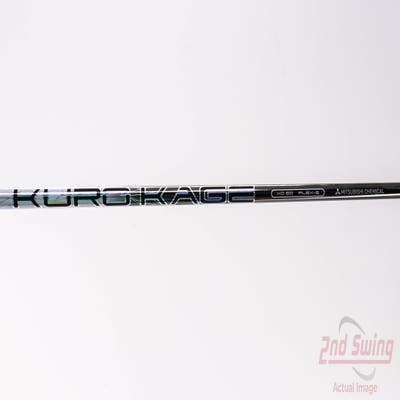 Used W/ Titleist Adapter Mitsubishi Rayon Kuro Kage Silver Dual Core 50g Driver Shaft Stiff 44.5in