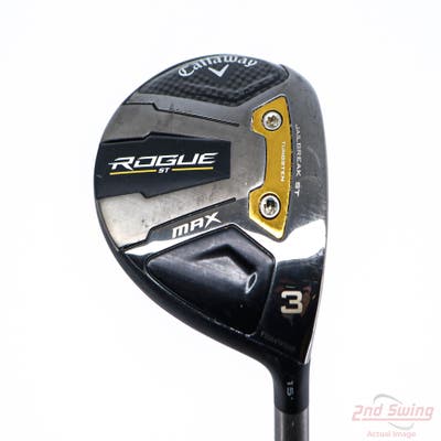 Callaway Rogue ST Max Fairway Wood 3 Wood 3W 15° MCA Tensei AV-XLINK Blue 75 Graphite Stiff Right Handed 43.5in