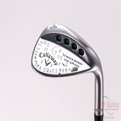 Callaway Mack Daddy PM Grind Wedge Lob LW 60° 10 Deg Bounce PM Grind Stock Steel Shaft Steel Wedge Flex Right Handed 36.0in