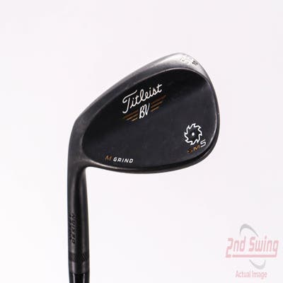 Titleist Vokey SM5 Raw Black Wedge Sand SW 56° 10 Deg Bounce M Grind Titleist SM5 BV Steel Wedge Flex Left Handed 35.25in