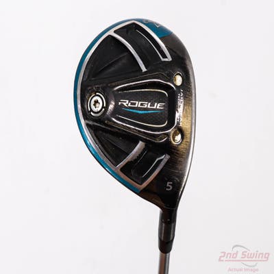 Callaway Rogue Fairway Wood 5 Wood 5W Aldila Quaranta Blue 40 Graphite Senior Right Handed 42.5in