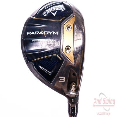 Callaway Paradym Fairway Wood 3 Wood 3W 15° PX HZRDUS Silver Gen4 60 Graphite Stiff Right Handed 43.25in