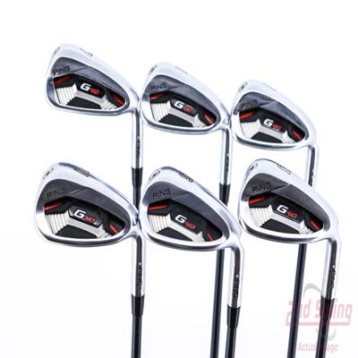 Ping G410 Iron Set 7-PW AW SW ALTA CB Red Graphite Senior Right Handed Black Dot 37.5in