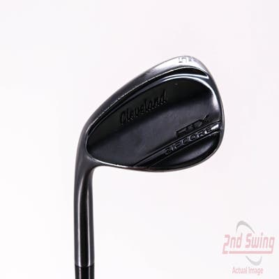 Cleveland RTX ZipCore Black Satin Wedge Sand SW 54° 10 Deg Bounce Mid Dynamic Gold Spinner TI Steel Wedge Flex Left Handed 36.0in