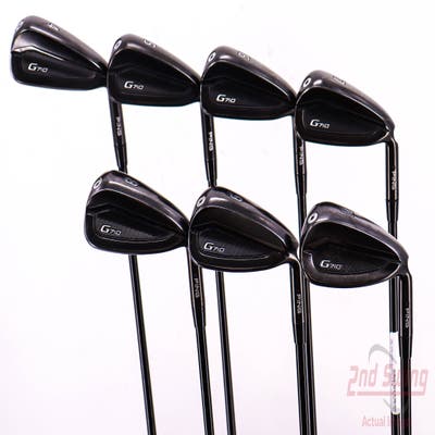 Ping G710 Iron Set 4-PW ALTA Distanza 40 Graphite Senior Right Handed Black Dot 38.25in