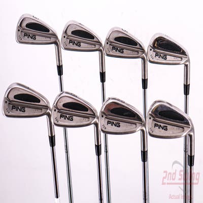 Ping S59 Iron Set 3-PW Ping Z-Z65 with Cushin Insert Steel Stiff Right Handed Black Dot 37.5in