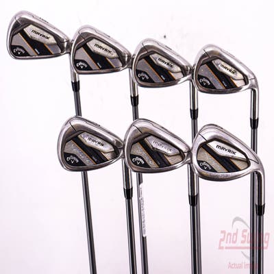 Callaway Mavrik Max Iron Set 6-PW AW SW Project X Catalyst 55 Graphite Senior Right Handed 37.75in