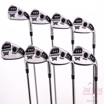 PXG 0311 XP GEN5 Chrome Iron Set 4-PW AW True Temper Elevate MPH 95 Steel Regular Right Handed 39.25in