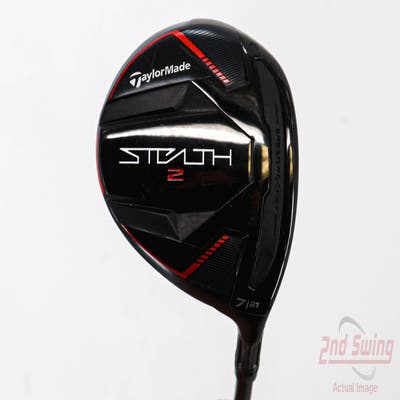 TaylorMade Stealth 2 Fairway Wood 7 Wood 7W 21° Fujikura Ventus Red TR 5 Graphite Senior Right Handed 41.5in