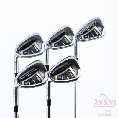 Ping I20 Iron Set 6-PW Ping CFS Steel Stiff Left Handed Black Dot 37.75in