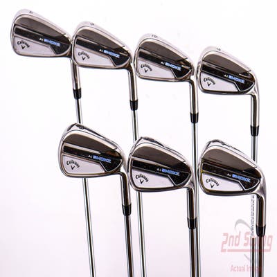 Mint Callaway Paradym Ai Smoke Iron Set 4-PW True Temper Elevate MPH 95 Steel Stiff Right Handed 38.25in