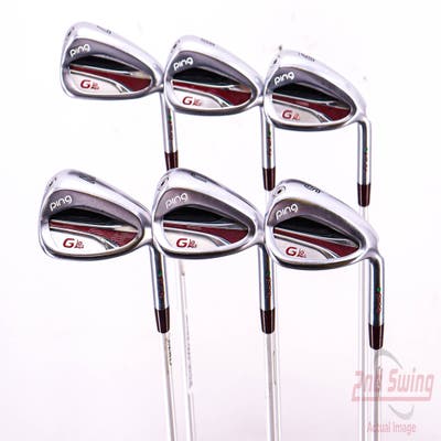 Ping G LE 2 Iron Set 7-PW AW SW ULT 240 Ultra Lite Graphite Ladies Right Handed Green Dot 37.0in