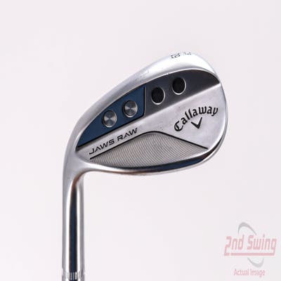 Callaway Jaws Raw Chrome Wedge Lob LW 60° 8 Deg Bounce Z Grind Dynamic Gold Spinner TI Steel Wedge Flex Left Handed 35.0in