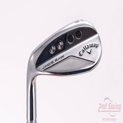 Callaway Jaws Raw Chrome Wedge Lob LW 60° 10 Deg Bounce S Grind Dynamic Gold Spinner TI Steel Wedge Flex Left Handed 35.25in