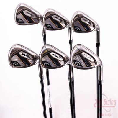 Callaway Mavrik Max Womens Lite Iron Set 7-PW AW SW UST Mamiya Helium Black 4 Graphite Ladies Right Handed 35.75in