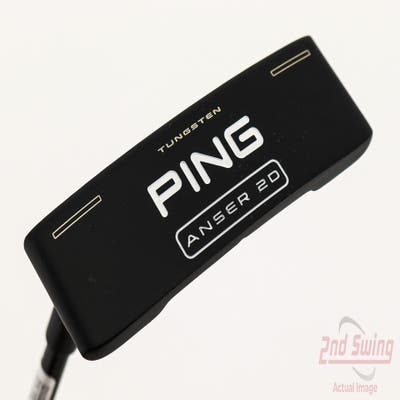 Ping 2023 Anser 2D Putter Slight Arc Graphite Left Handed Black Dot 35.0in