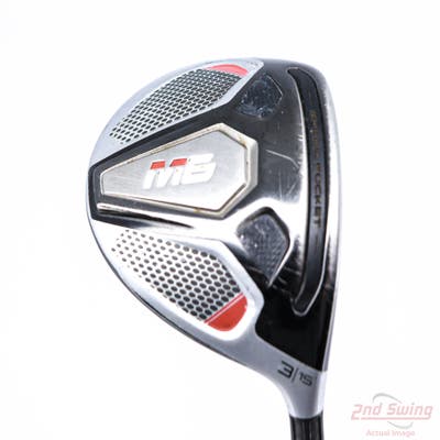 TaylorMade M6 Fairway Wood 3 Wood 3W 15° Fujikura ATMOS 5 Orange Graphite Regular Right Handed 43.5in